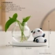 Hello Rolling Panda+Glass Hydroponic