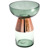 Nordic ins Simple Transparent Glass Vase Vase Living Room Стол обеденный стол дом сухой цветочный распорядок украшения