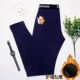 Cộng với quần nhung dày của phụ nữ mùa thu les đẹp trai t quần rộng bên ấm quần đáy quần phim hoạt hình rắn màu cotton quần mùa thu và mùa đông thủy triều quần cotton nam thu đông