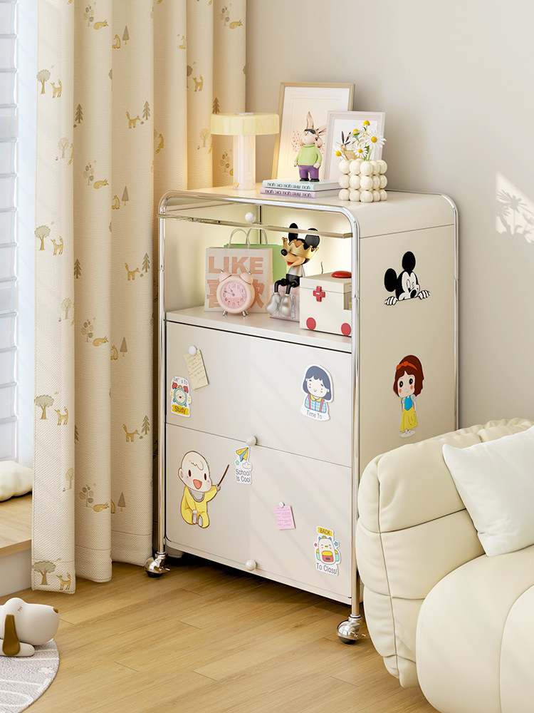 雅图士钢制五斗柜客厅壁挂式铁柜沙发储物柜卧室无障碍豪华高端储物柜