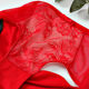 Die Anfen underwear ແມ່ຍິງກາງແອວສີແດງ natal ປີ lace ຕາຫນ່າງ sexy breathable boxer ຂອງຂວັນງານບຸນງານບຸນ