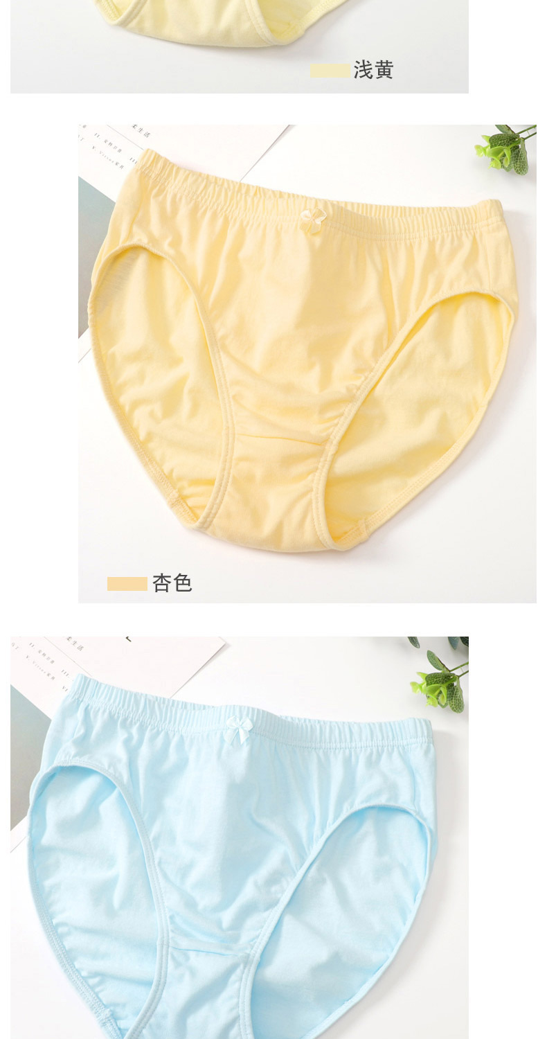 Butterfly Ann Quần nữ Vải cotton chính hãng 100% Cotton Đơn giản thoáng khí Eo cao Tam giác Cotton lỏng 5 Gói shop đồ lót nữ gần đây