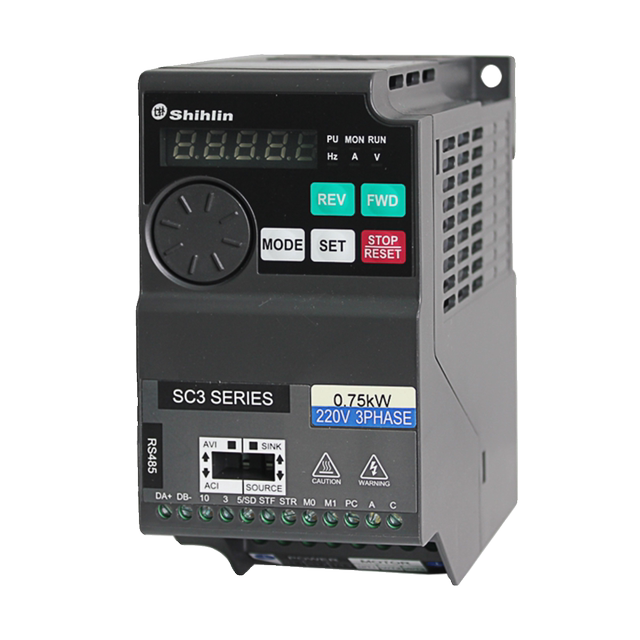 Shilin Frequency Converter Sc3 Series Sc3-043-0.75K1.5K Single-Phase 220V Three-Phase 380V Motor Manufacturer
