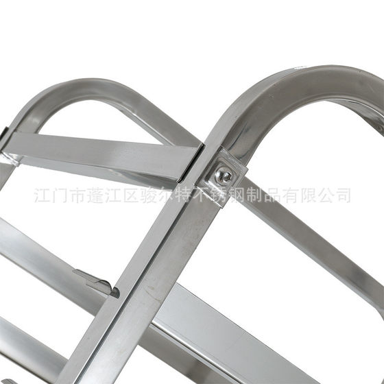 不锈钢16层拆装式饼盘车烘焙蛋糕面包托盘架双用烤车烤盘架