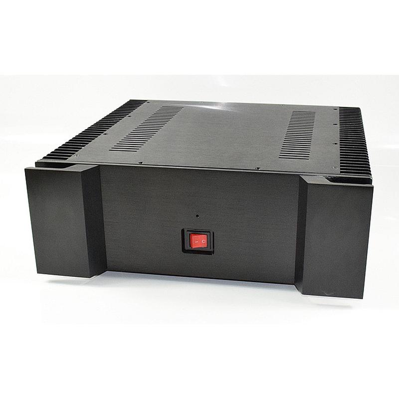 Hot selling cj-wa129 all-aluminum power amplifier chassis 430 wide 150 radiator rear class A with high luxury chassis