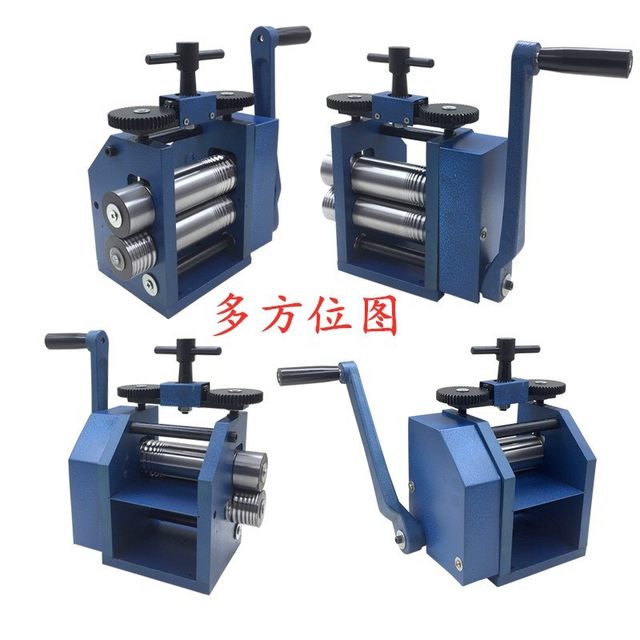 European hand-crank tablet press manual semi-circular square gold and silver wire press Jewelry bar press Gold tool
