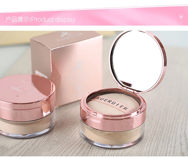 Shirley set Powder 25g bột lỏng mật ong sửa chữa bột khô set phấn trang điểm che khuyết điểm kiểm soát dầu và mồ hôi trang điểm lâu trôi - Quyền lực