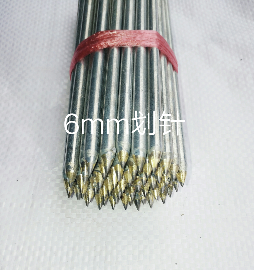 Factory direct sales of cemented carbide needle Ceramic knife Steel plate needle Tungsten steel needle 6mm pointed needle