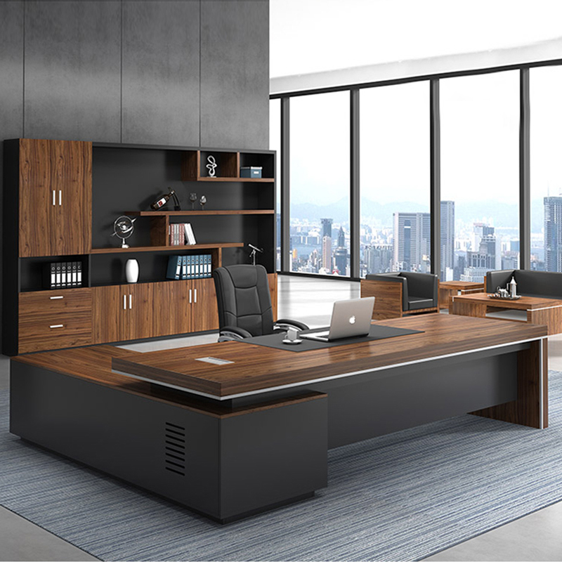 Boss Desk Desk Brief Modern Office President Desk Big Bandae General Manager Desk Chair Combinations