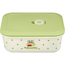 (Modern Housewife Crayon Shin-chan) Ceramic Lunch Box Microwave Oven Heated Lunch Box for Office Workers