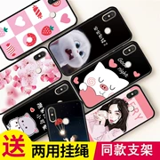 Millet 6x vỏ điện thoại di động kê 6X vỏ bảo vệ ml6x nắp bảo vệ ml6x mềm silicon nhỏ m16x chống rơi x vỏ bảo vệ chống vỡ bao gồm tất cả sáu bao X X nam mềm và phụ nữ vòng dây buộc thủy triều - Nhẫn