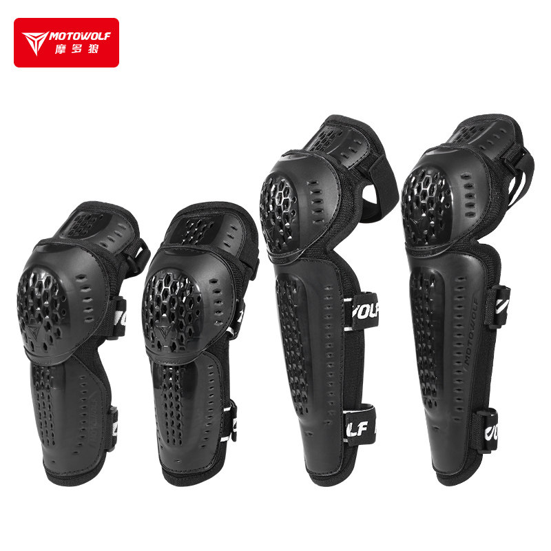 Modo wolf summer motorcycle knee pads knight protective gear men's anti-fall electric vehicle off-road equipment riding elbow pads