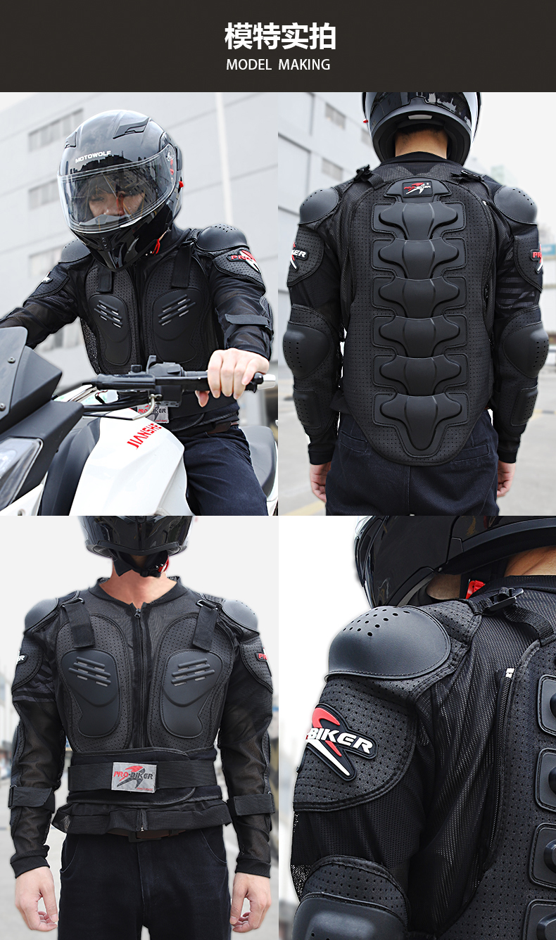 PRO off-road áo giáp xe máy cưỡi đua quần áo chống vỡ quần áo chống vỡ quần áo bảo vệ ngực áo giáp mùa đông - Xe máy Rider thiết bị găng tay chạy xe máy