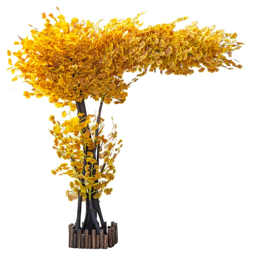 Симуляция гинкго деревьев фальшивые деревья Большой зеленый проект по посадке