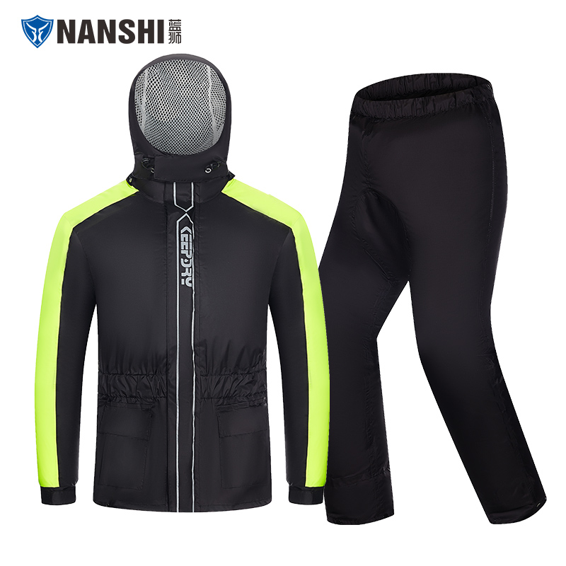Raincoat suit two-piece adult poncho motorcycle riding delivery waterproof rain pants men's ultra-thin full body protective rain suit