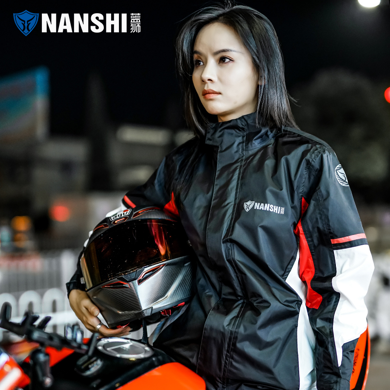 Motorcycle Raincoat Set for Men, Adult Split-Type Women's Motorcycle Riding Raincoat, Full-Body Waterproof and Rainstorm-Proof Clothing