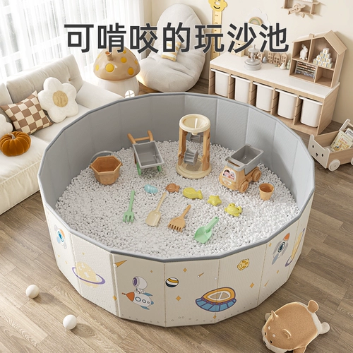 Игрушка, комплект, пляжный детский керамический песок, складное ограждение