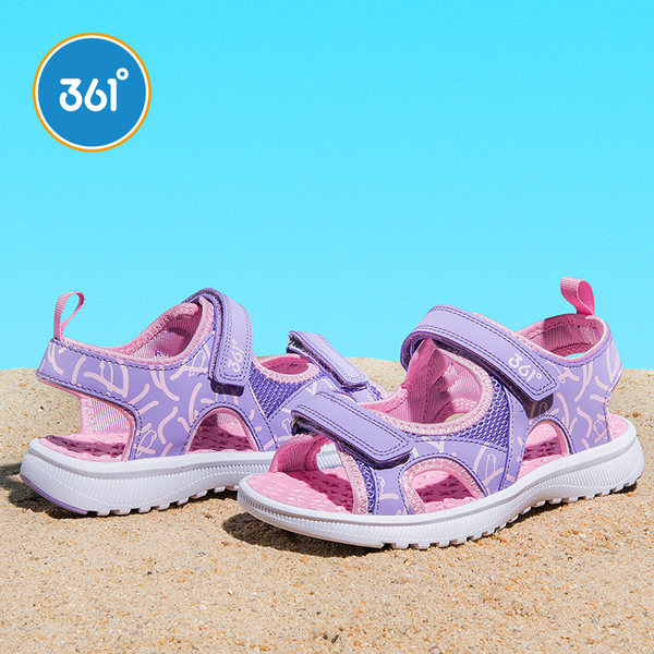 361度 18年新款  女大童 沙滩鞋 运动凉鞋 天猫优惠券折后￥59包邮（￥109-50）33~39码7色可选