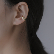 Pure silver earbone clip with female ear clip without earthy hole 2021 new wave advanced sensation without pain and small crowd minimalist lukewarm wind