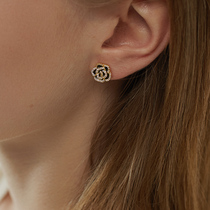 Mountain Tea Flowers Painless Spiral Ear Clip Women Without Ear Buttons Senior Sensation Small Crowdsourced 2021 New wave minimis about everyday