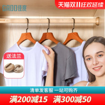 Camphor wood wardrobe hanging rod no punching cabinet solid wood hanging rod clothes hanger wardrobe cross rod hanging clothes rod