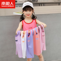 Girls vest summer thin childrens cotton suspenders girls sleeveless summer baby t-shirt boys outerwear tops