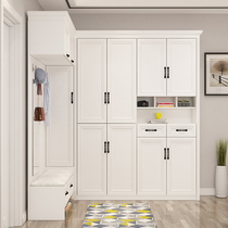 Nordic shoe cabinet Hall Cabinet simple modern corner storage wardrobe living room partition porch cabinet combination
