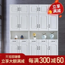 Yifei furniture Elegant blister door shoe cabinet Entrance cabinet Foyer display cabinet locker Film pressure door shoe cabinet