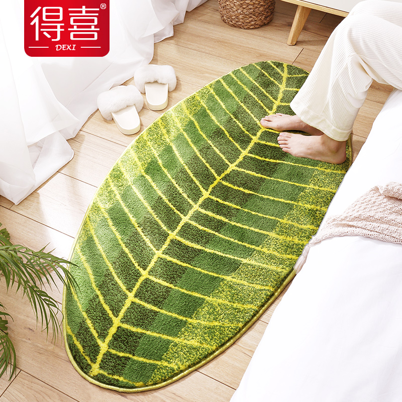 Bathroom absorbent floor mat toilet foot mat door mat entrance toilet mat home bedside carpet bedroom bedside blanket