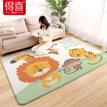 To Delight Carpet Bedrooms Full Of Lovely Living Room Woolen Blanket With Cat Feel Cushion Children Room Home Bedside Rug.