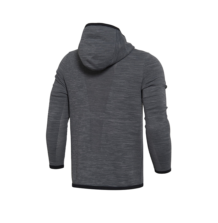 Li Ning Chính Hãng Nam Cardigan Trùm Đầu Áo Len Áo Khoác Trùm Đầu Áo Khoác Nam Slim Knit Thể Thao áo khoác nỉ lining nam