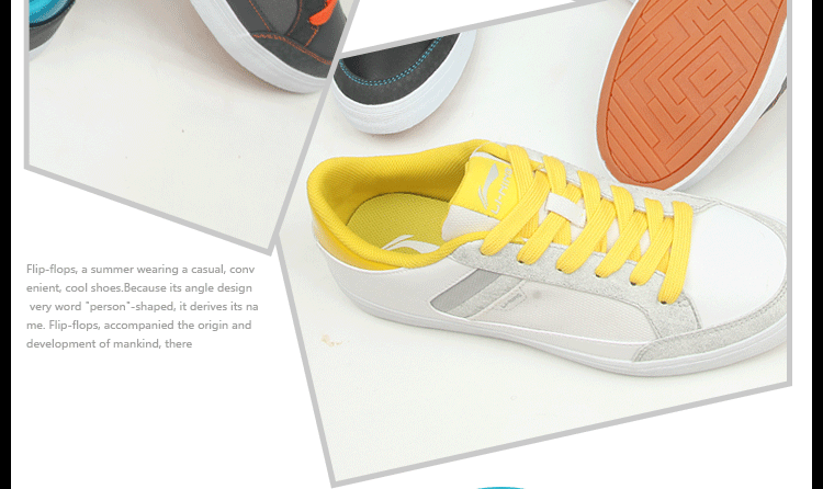 Giải phóng mặt bằng Li Ning của nam giới giày thường giày mùa hè thể thao cuộc sống thoáng khí không trượt mặc cổ điển giày thường giày trượt shop giày sneaker