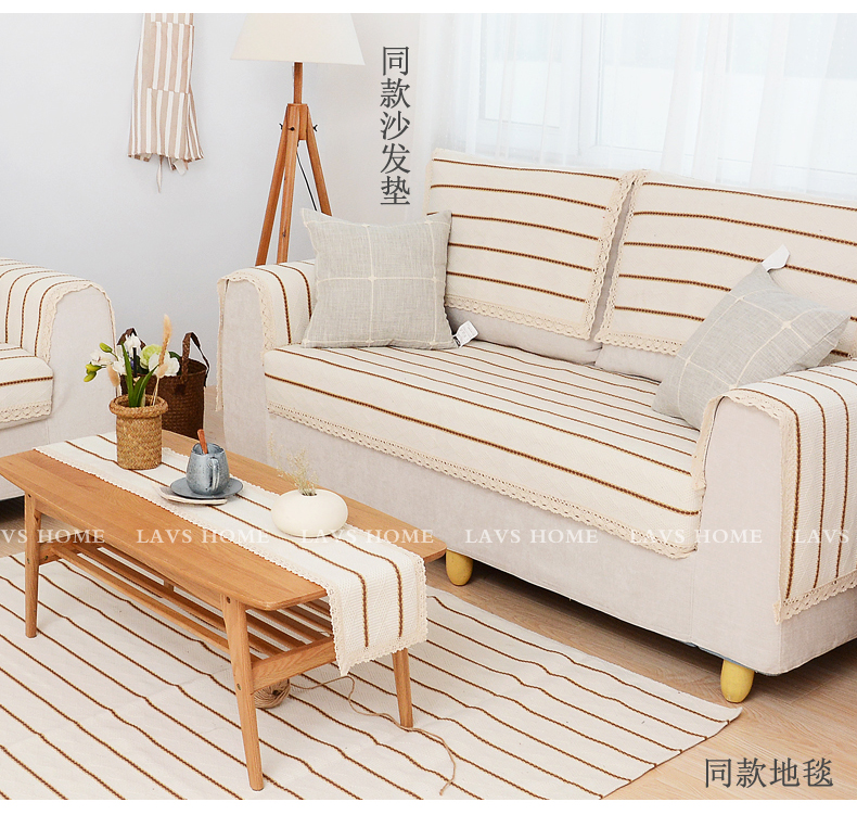 Le Wei Shi vải dệt bảng cờ bàn cà phê bảng vải mat cotton dòng vườn tủ TV vải