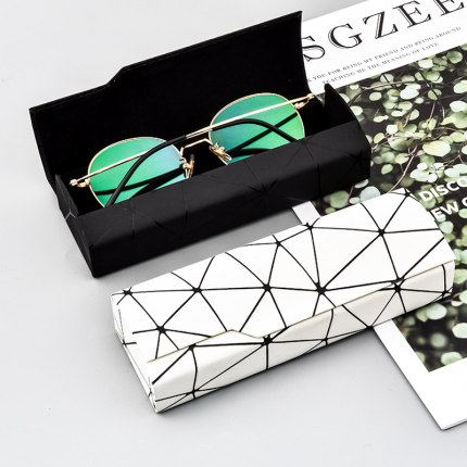 Glasses box portable women's retro literary myopia eye box storage box anti-pressure sunglasses box male personality sunglasses bag