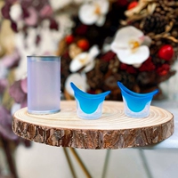 Силиконовая чашка синий (обновление)