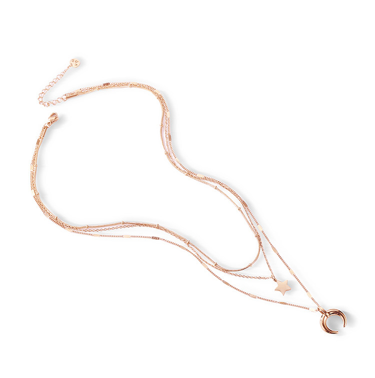 Retro Luxury Titanium Steel Necklace Image 5