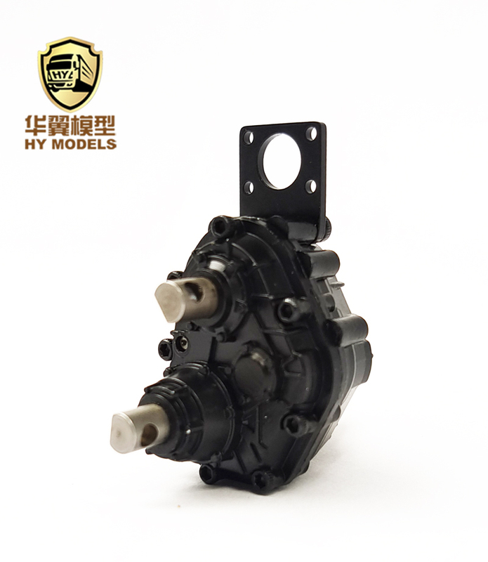 Huayi Model 1/14 Truck Model Dump Truck Tractor Model Split Box Gearbox Full Drive