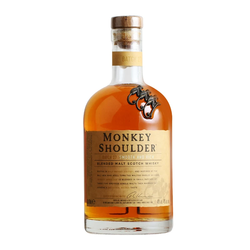Обезьяний портер (Monkey Shoulder) Обезьяний Портер Золотая Обезьяна Чистый Викиль Васте 700 мл подлинно лицензированный коктейль