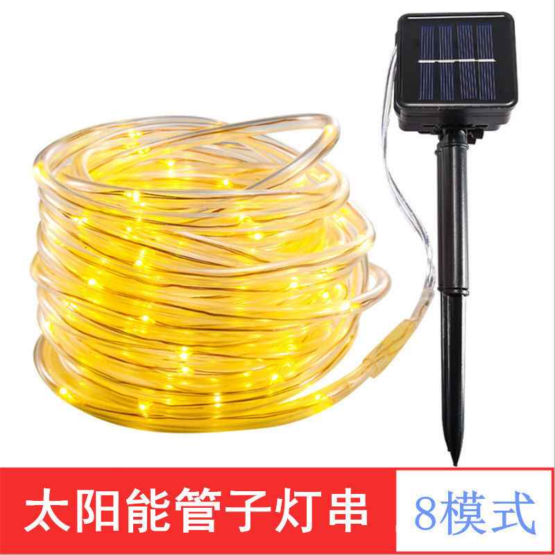 Hot sale waterproof LED solar light string solar lantern garden decorative light Christmas festival neon tube