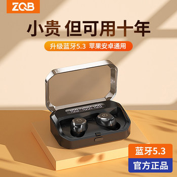 Zengqianqi Bluetooth Earphones, In-Ear Sports Wireless Noise-Cancelling, 2025 New Model, Ultra-Long Standby, Large Battery for Men and Women