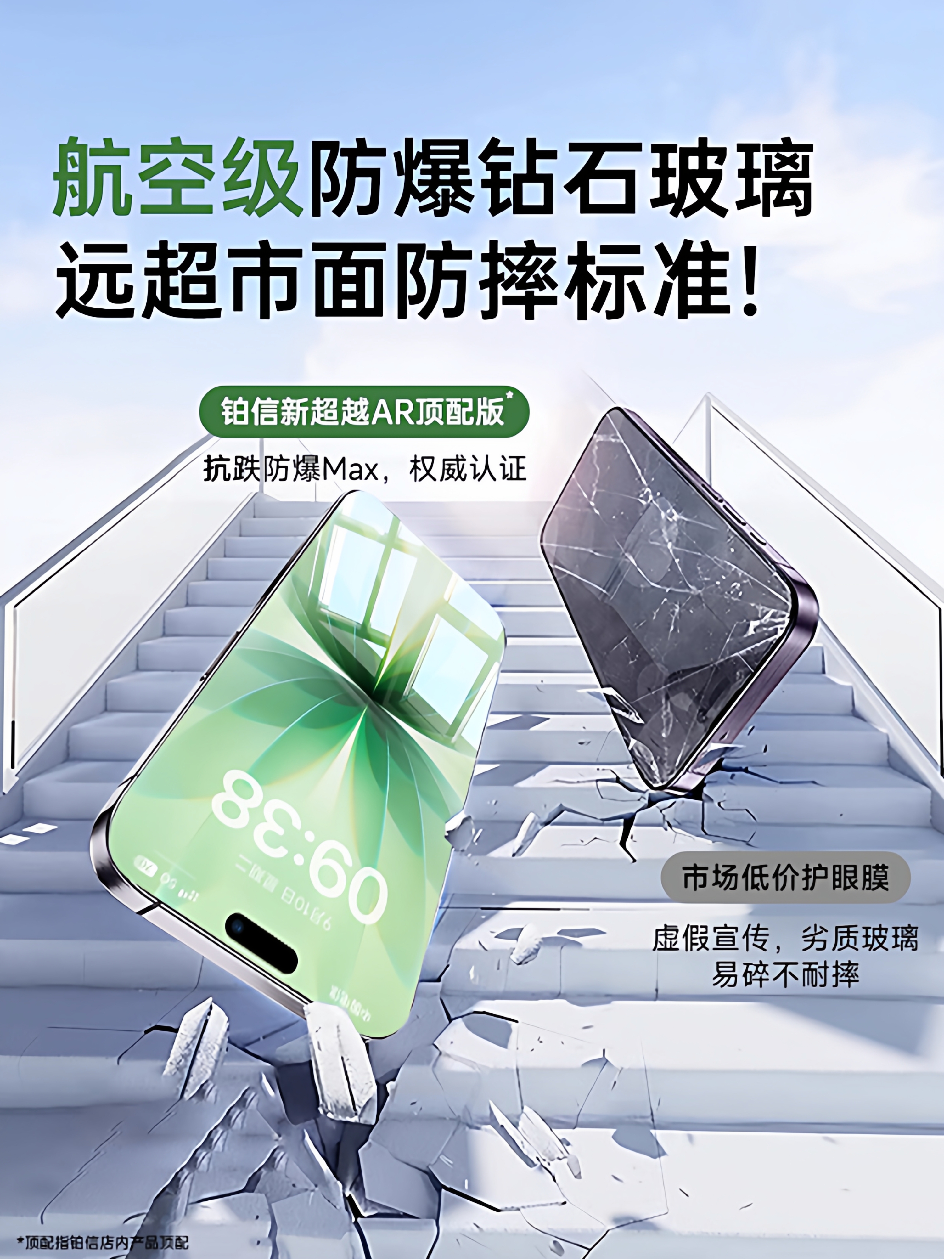 适用苹果17钢化膜iPhone16promax手机膜13防窥15贴膜ar防蓝光14增透plus抗反射12全屏