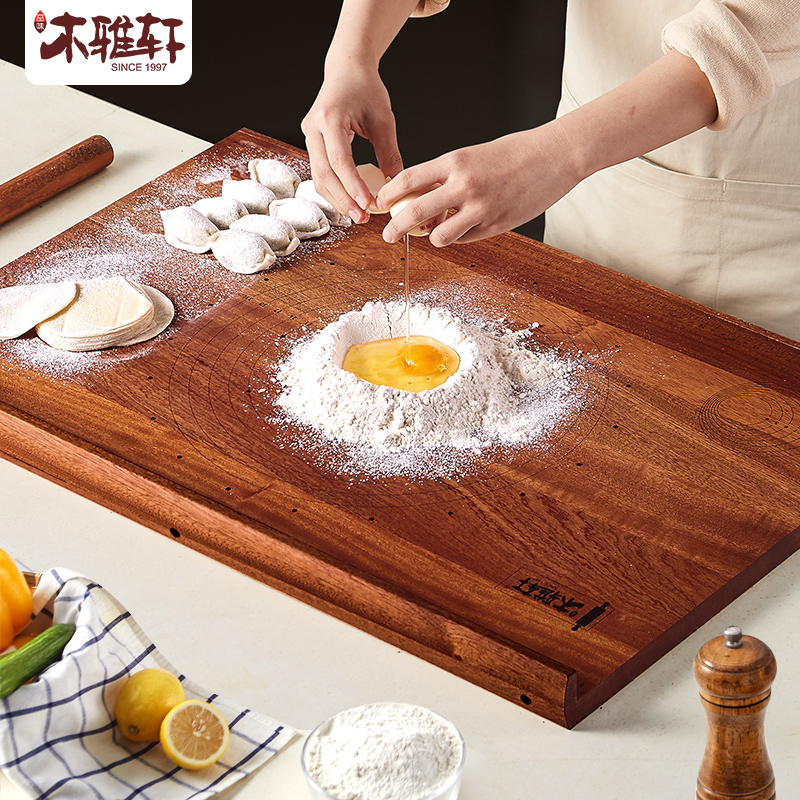 Wudang wood solid wood panel cutting board kitchen rubbed nonsticky panel household and panel large