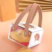 Flower Half-Li acrylic portable candy box wedding wedding transparent candy box personality new creative sugar box