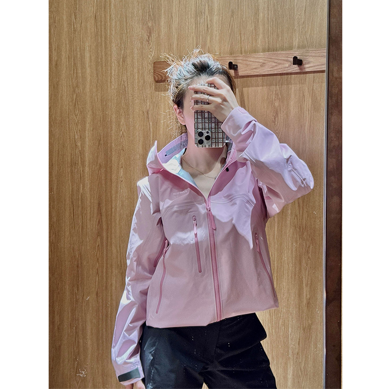 Fuyan Pink Jacket for Women 2026 New Three-In-One Outdoor Windproof and Waterproof Hiking and Mountaineering Jacket