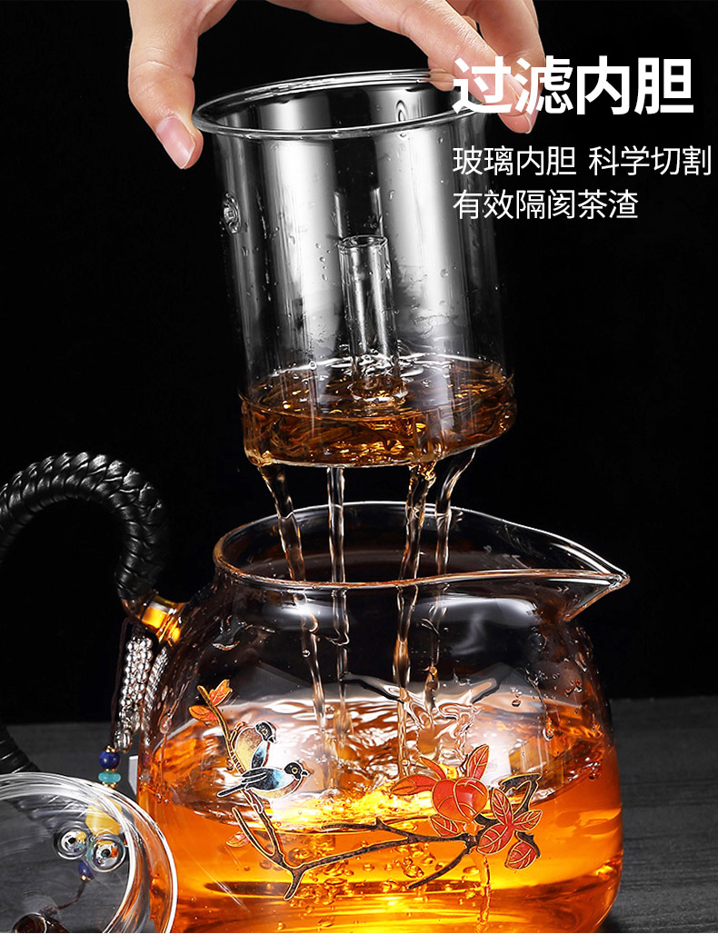 It still fang glass cooking pot boiled red tea ware to hold the network trill kettle kung fu tea mercifully single pot of flower pot