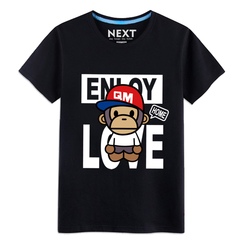 CUHK Tong Tong Clothing Short Sleeve Summer Clothing 2020 New Summer Boy loose undershirt pure cotton Children T-shirt