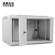 Totem wall-mounted luxury small cabinet 6u wall-mounted network wall cabinet 9u switch monitoring 12u equipment cabinet