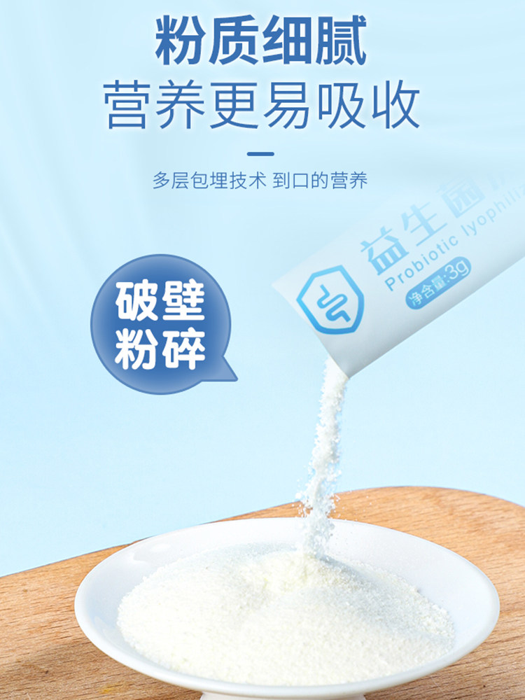 Live Bacteria Probiotics for Women, Children, Middle-Aged and Elderly People, Genuine Freeze-Dried Powder for the Whole Family's Digestive System, Official Flagship Store Product