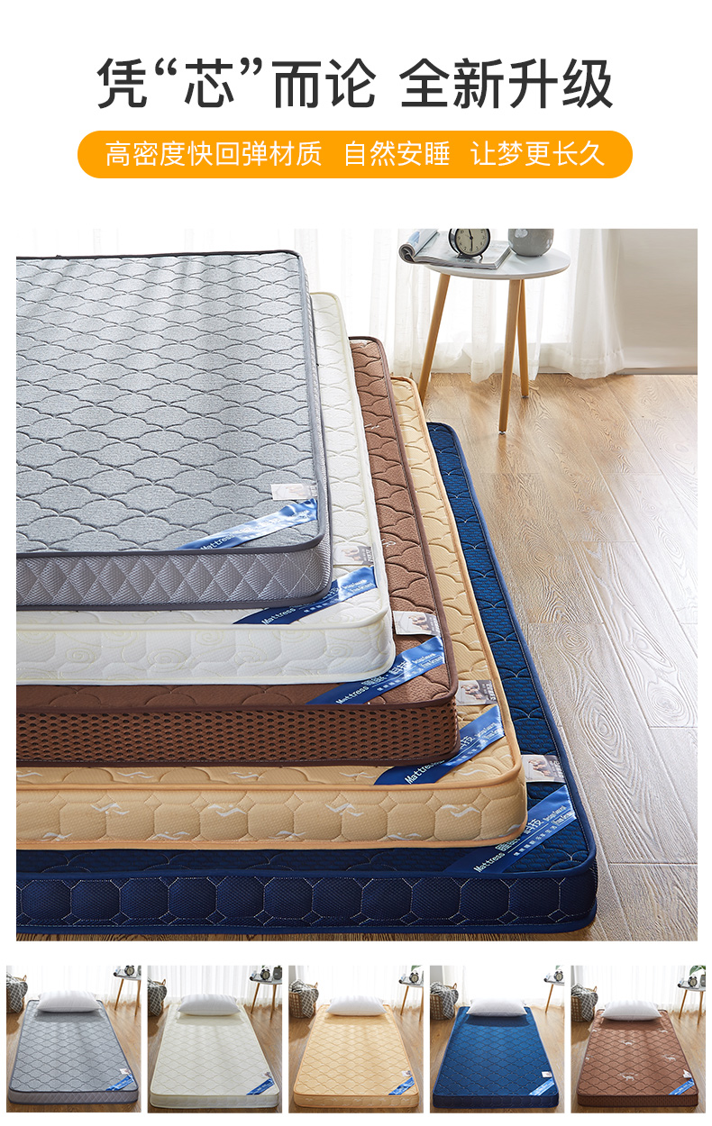 Nệm nam cực ký túc xá ký ức bọt 0,9m1,0 giường đơn nệm nệm 1,2 m chiếu - Nệm đệm everon giảm giá