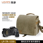 LOVEPS vải ngoài trời một vai túi lót nhiếp ảnh micro ba lô Sony Canon 5D6D túi máy ảnh DSLR - Phụ kiện máy ảnh kỹ thuật số